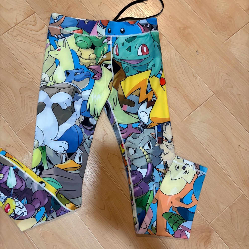 XMartial Pokemon Evo Spats BJJ MMA Compression Leggings Mens Size S-M New - Picture 4 of 8